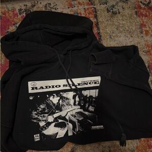 Black Graphic Hoodie